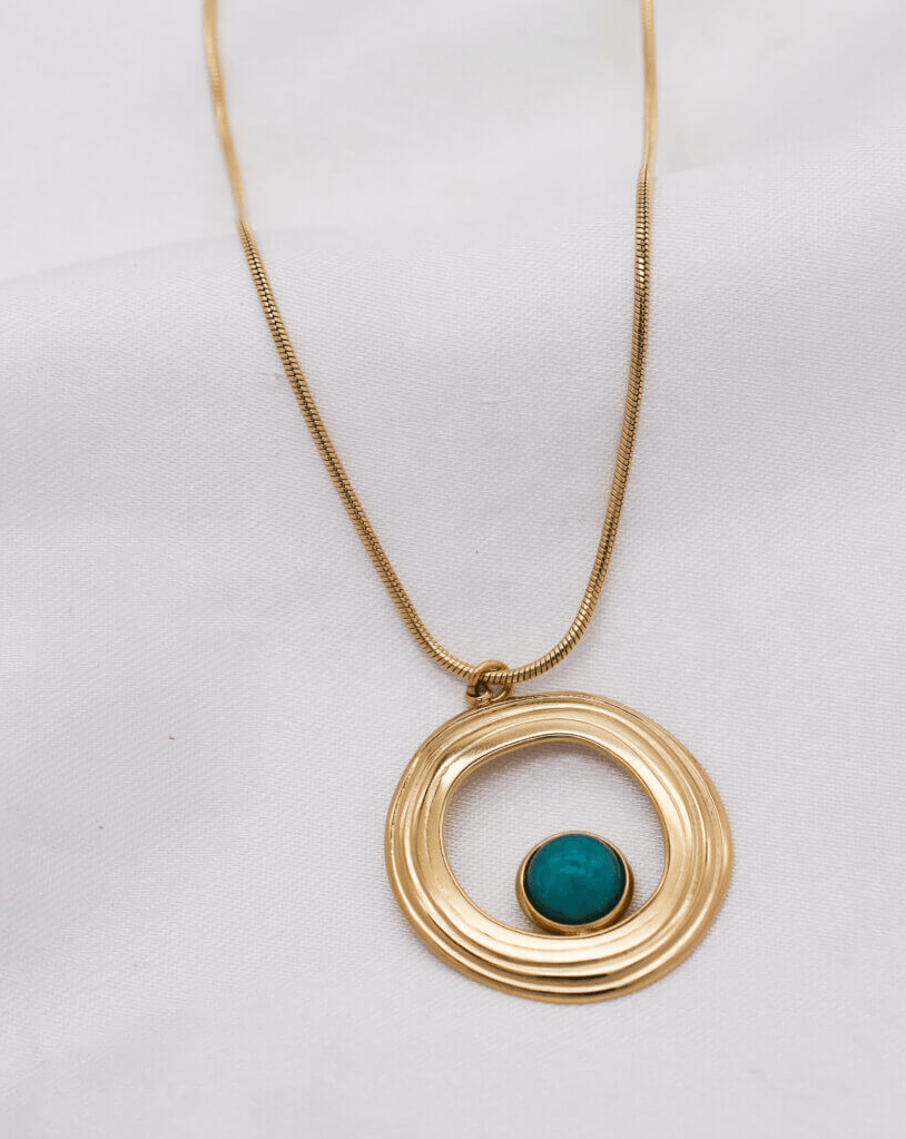 Gaia Ατσάλινo Κολιέ - Lilah jewellery boutique 