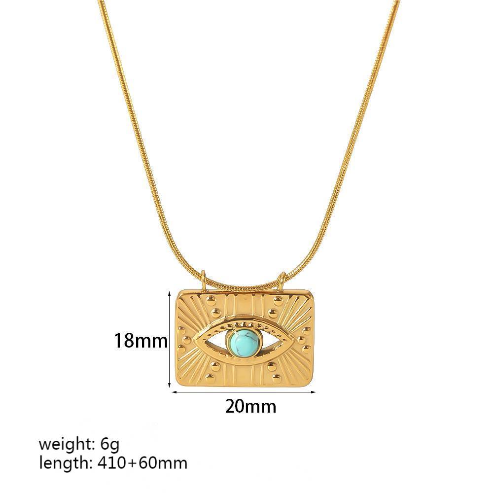 India Ατσάλινo Κολιέ - Lilah jewellery boutique 
