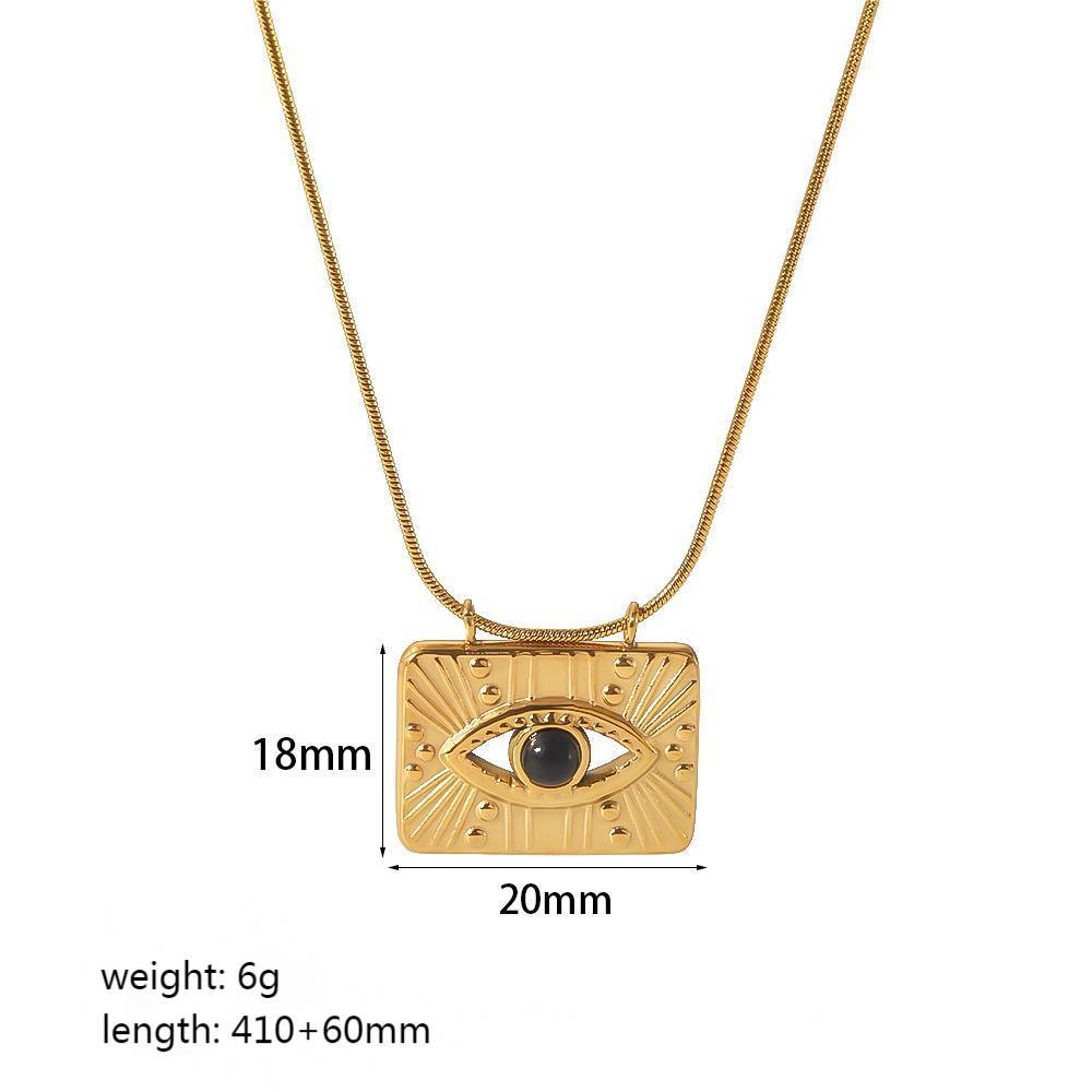 India Ατσάλινo Κολιέ - Lilah jewellery boutique 