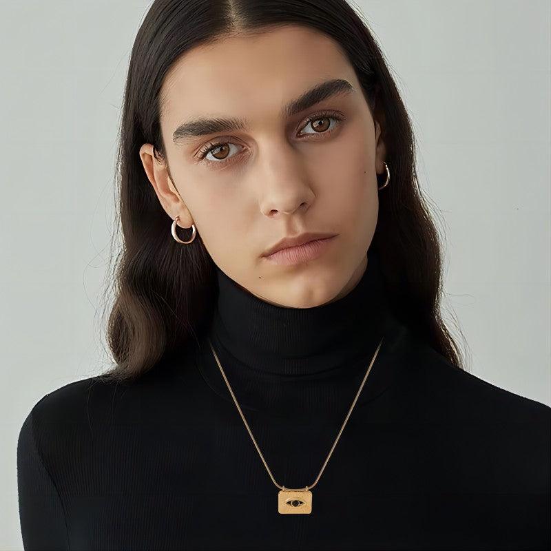 India Ατσάλινo Κολιέ - Lilah jewellery boutique 