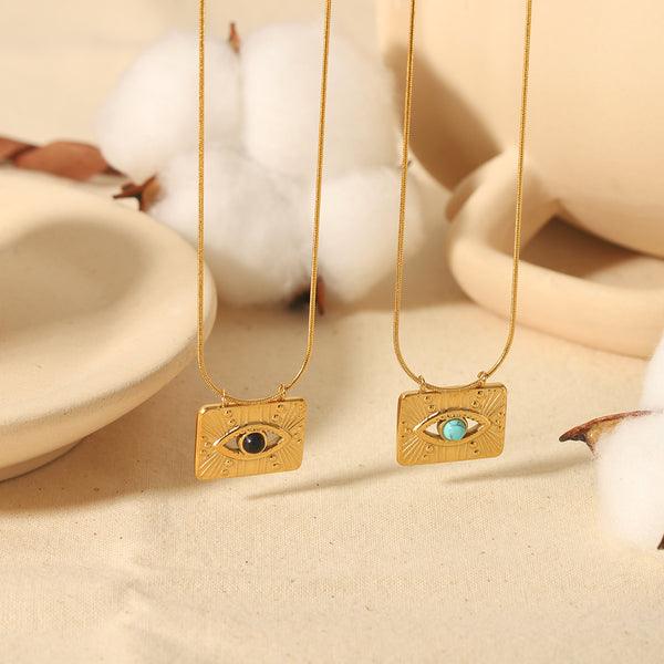 India Ατσάλινo Κολιέ - Lilah jewellery boutique 