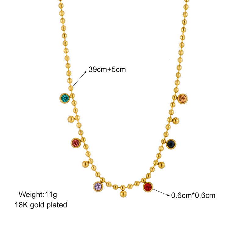 Alkioni Ατσάλινo Κολιέ - Lilah jewellery boutique 
