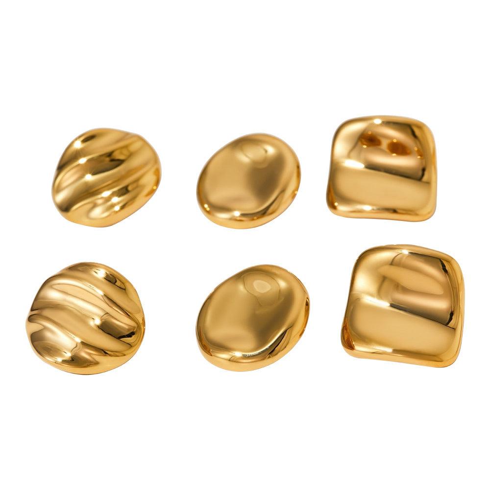 Ατσάλινα σκουλαρίκια Reese - Lilah jewellery boutique 