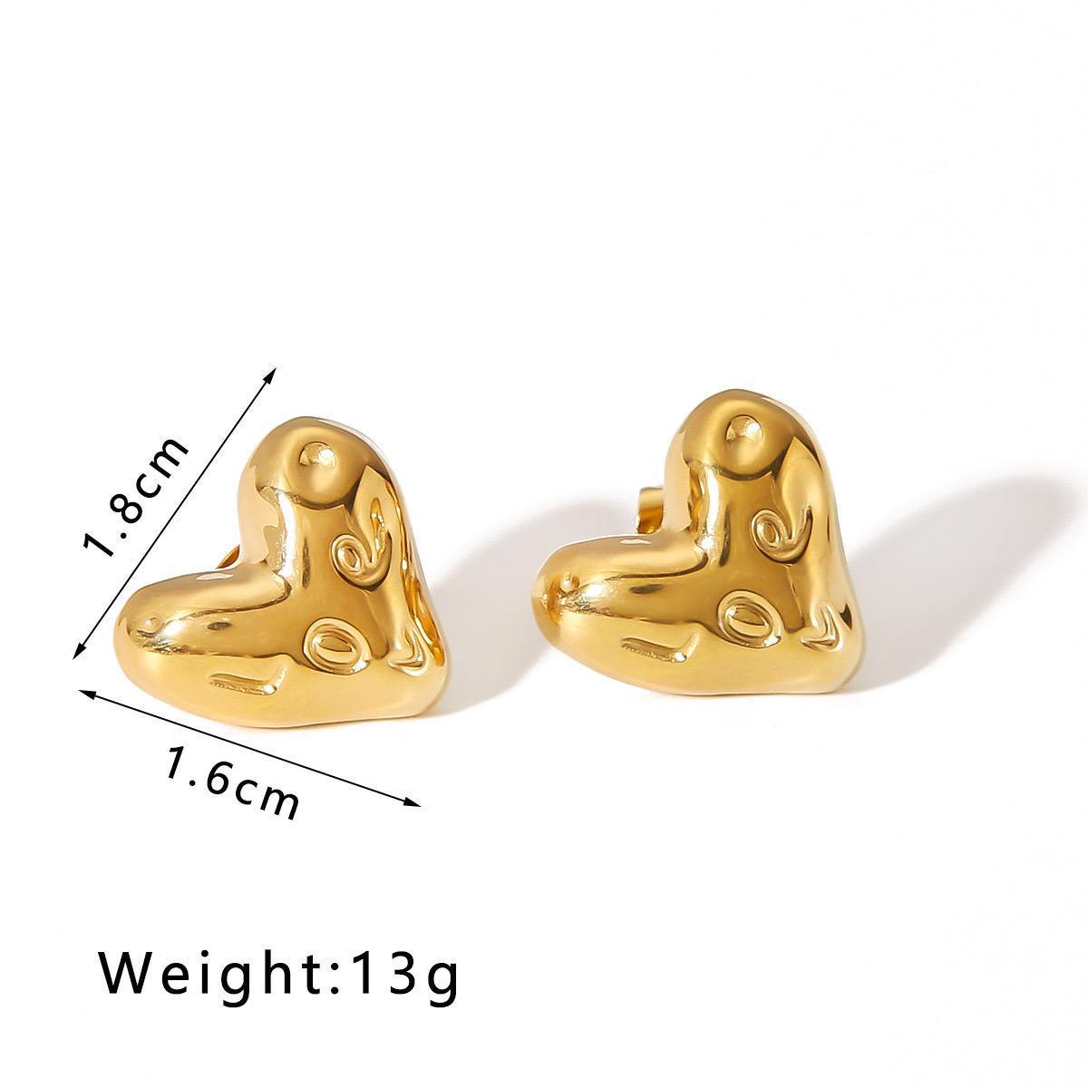 Ατσάλινα σκουλαρίκια Cirino - Lilah jewellery boutique 