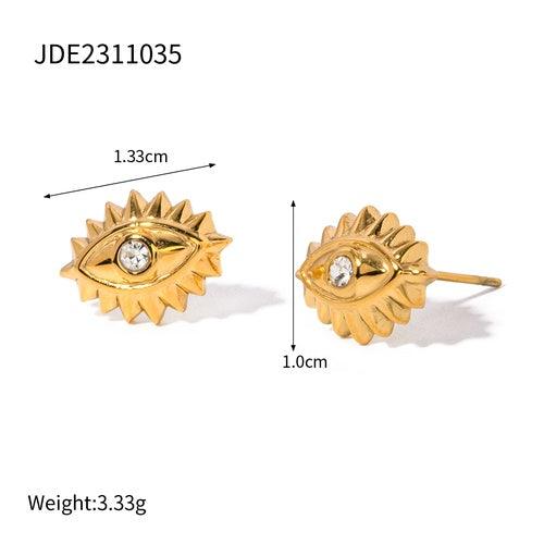Cee Ατσάλινα σκουλαρίκια - Lilah jewellery boutique 