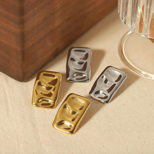 Ατσάλινα σκουλαρίκια Hartley - Lilah jewellery boutique 