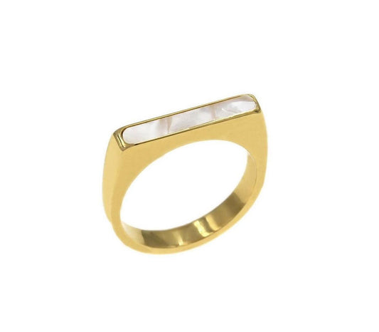 Camelia Ατσάλινο δαχτυλίδι - Lilah jewellery boutique 