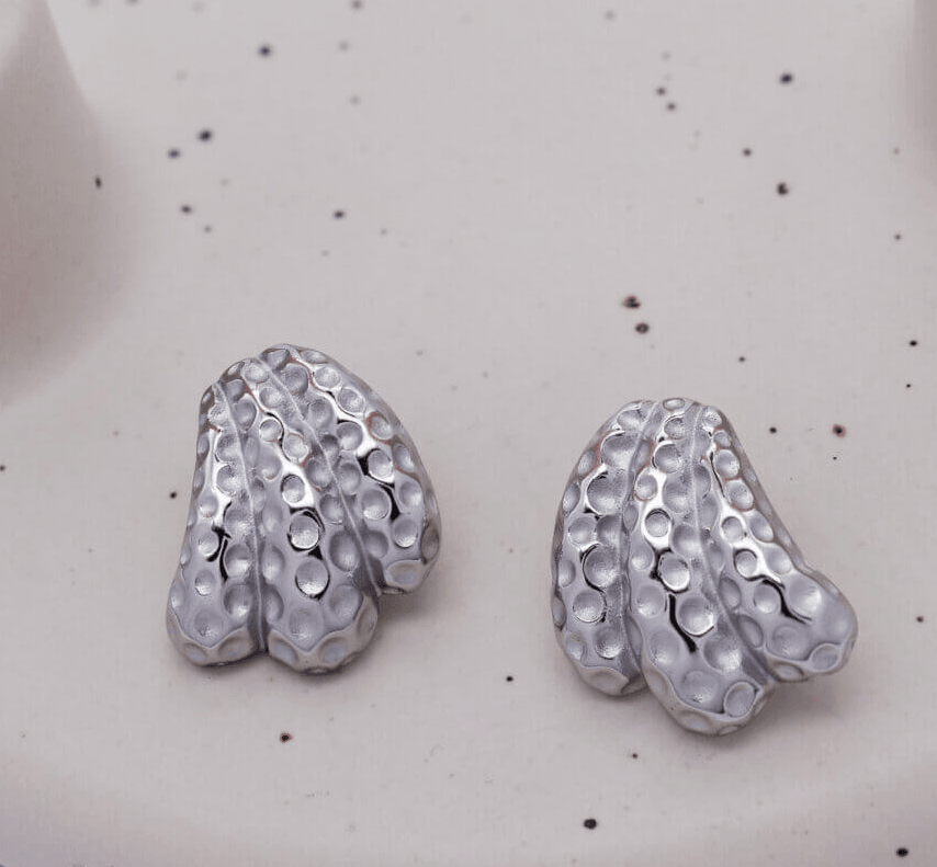 Pepper Ατσάλινα σκουλαρίκια - Lilah jewellery boutique 