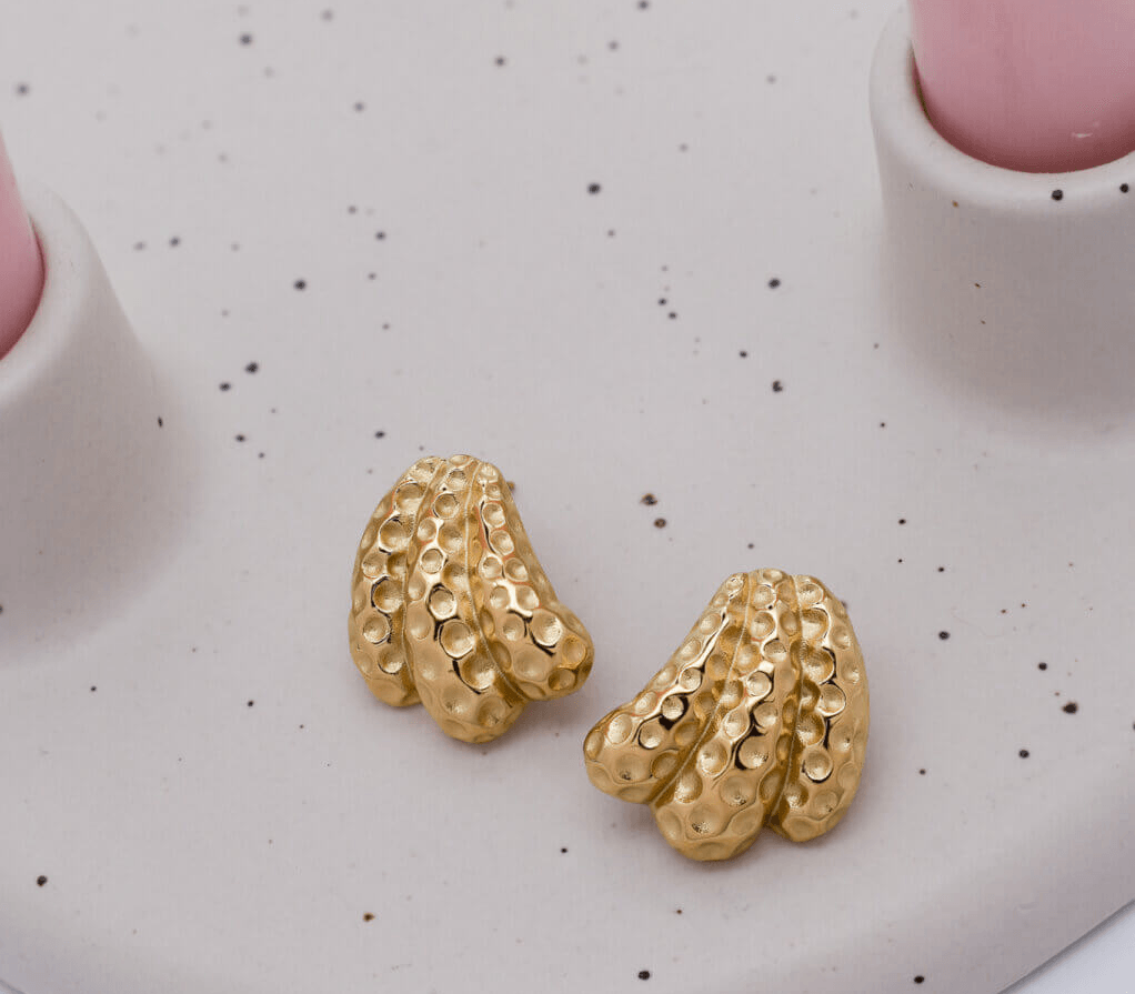Pepper Ατσάλινα σκουλαρίκια - Lilah jewellery boutique 