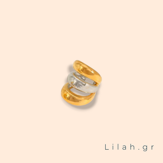 Ear cuffs από ανοξείδωτο ατσάλι LH1058