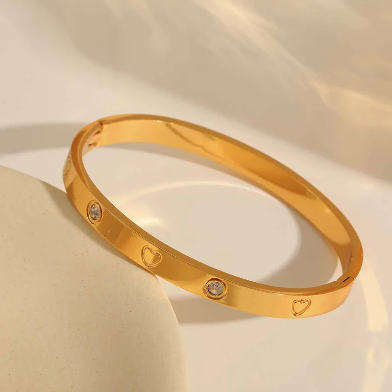 Βραχιόλι βέργα cuff ανοξείδωτο ατσάλι #LH1010