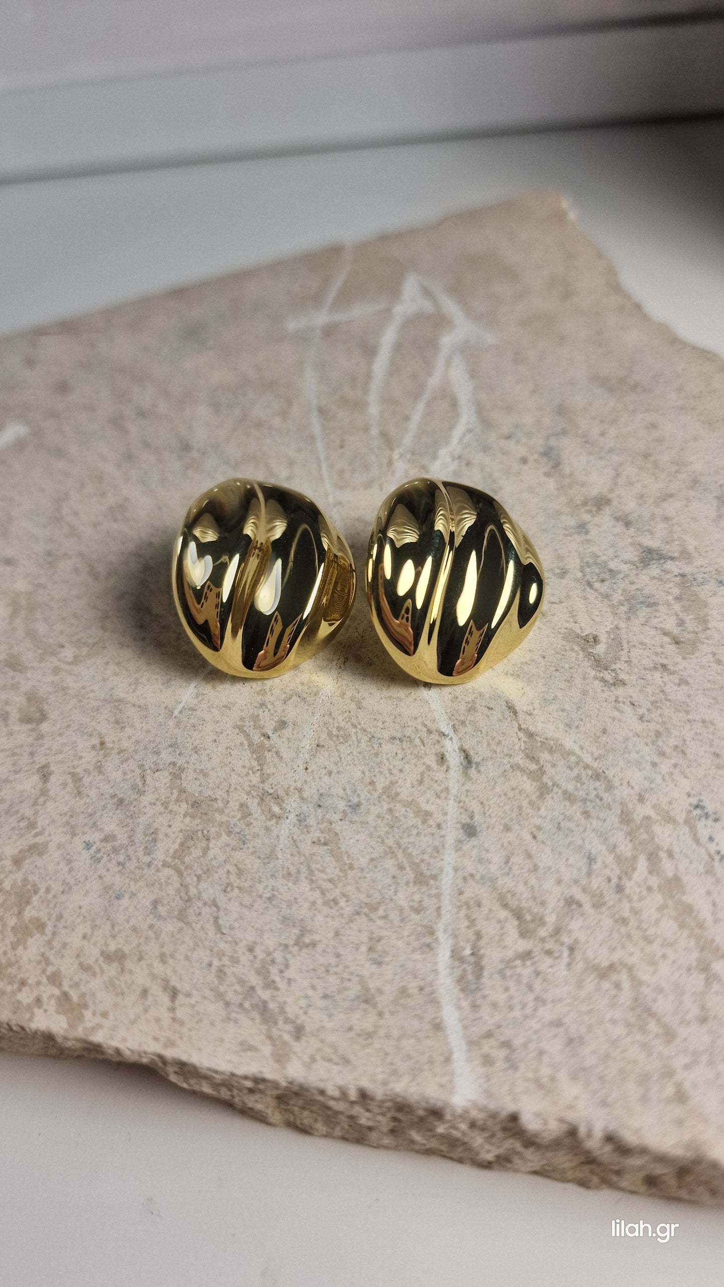 Eira steel earrings