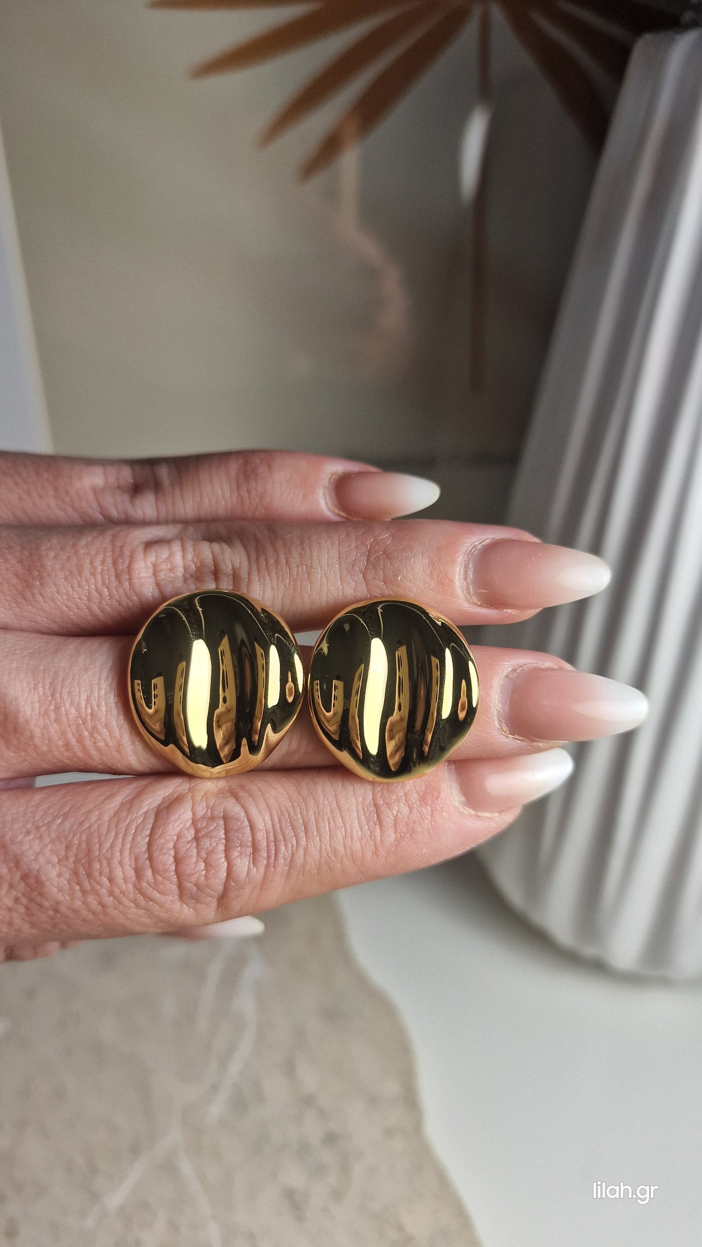 Eira steel earrings