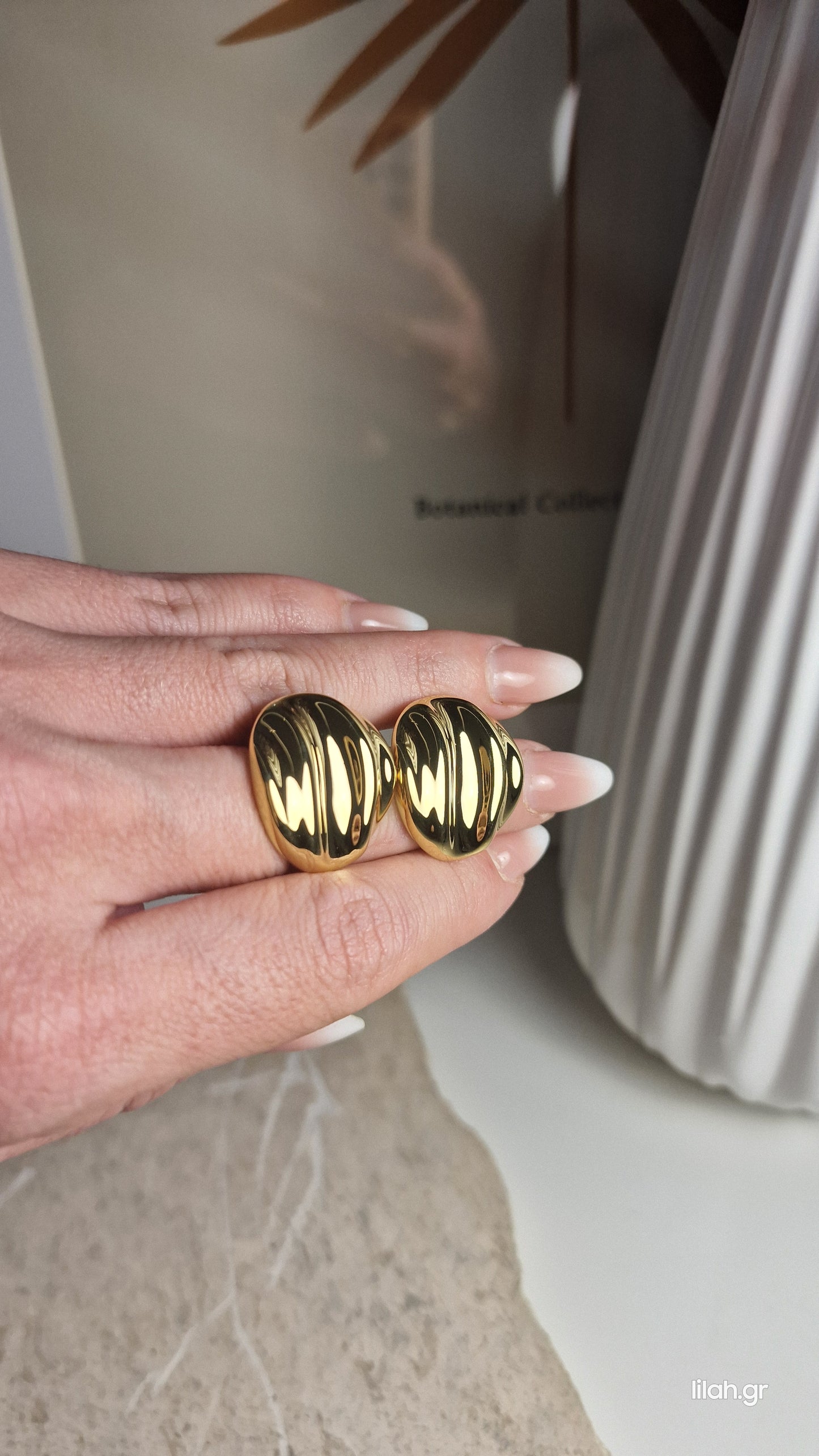 Eira steel earrings