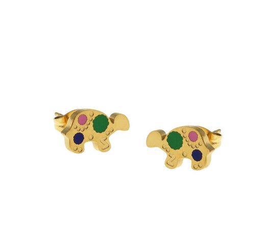 Turty ατσάλινα σκουλαρίκια - Lilah jewellery boutique 