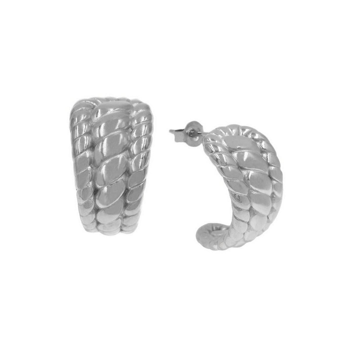 Cora ατσάλινα σκουλαρίκια - Lilah jewellery boutique 