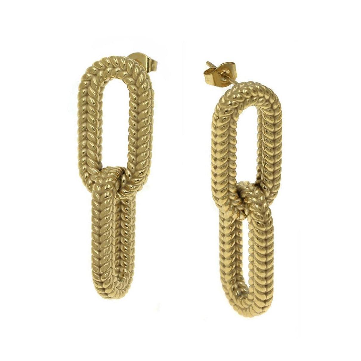 Kevin Ατσάλινα σκουλαρίκια - Lilah jewellery boutique 
