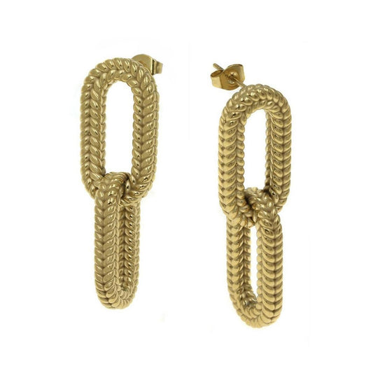 Kevin Ατσάλινα σκουλαρίκια - Lilah jewellery boutique 
