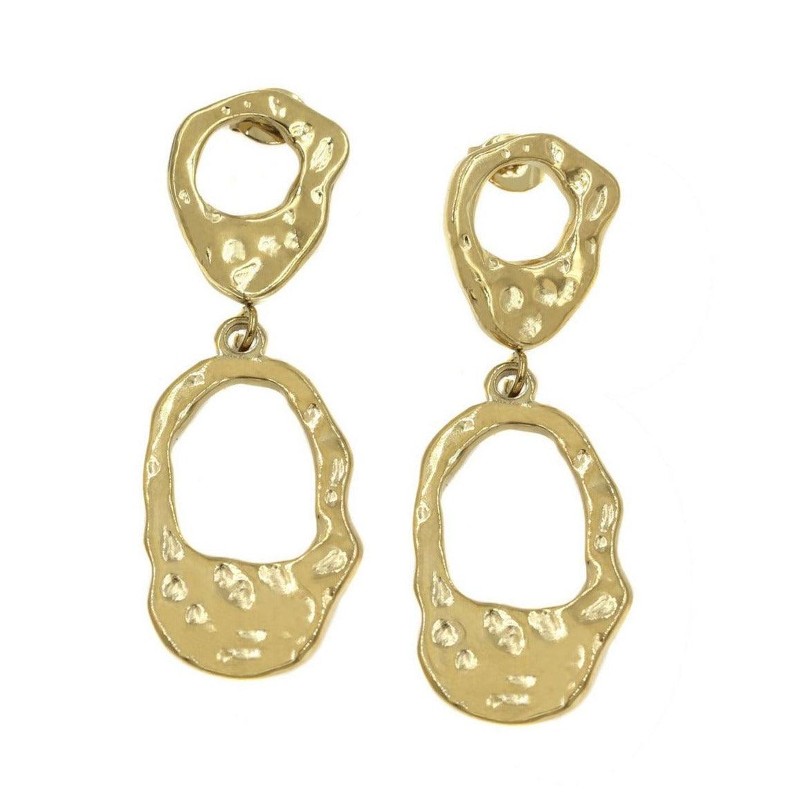 Athina Ατσάλινα σκουλαρίκια - Lilah jewellery boutique 