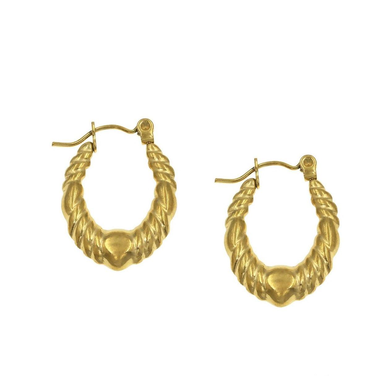 Leoni ατσάλινοι κρίκοι - Lilah jewellery boutique 