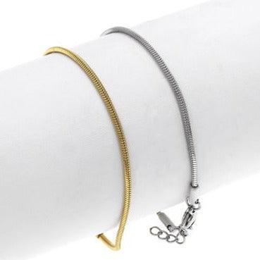 Cube Ατσάλινο βραχιόλι - Lilah jewellery boutique 