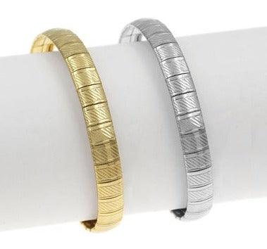 Omega Ατσάλινο βραχιόλι 20εκ - Lilah jewellery boutique 